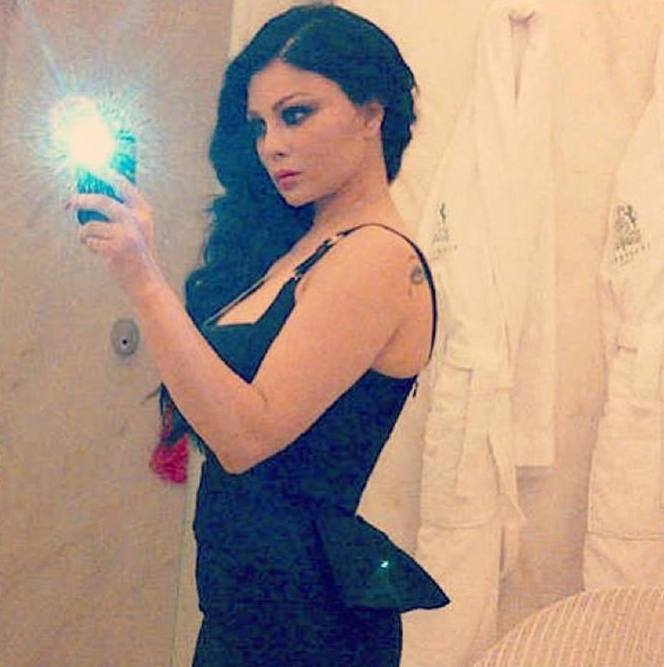 Haifa Wehbe in Paris 